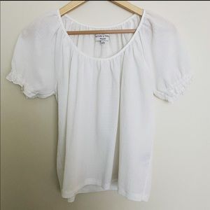 Madewell | Texture & Thread Peasant Top